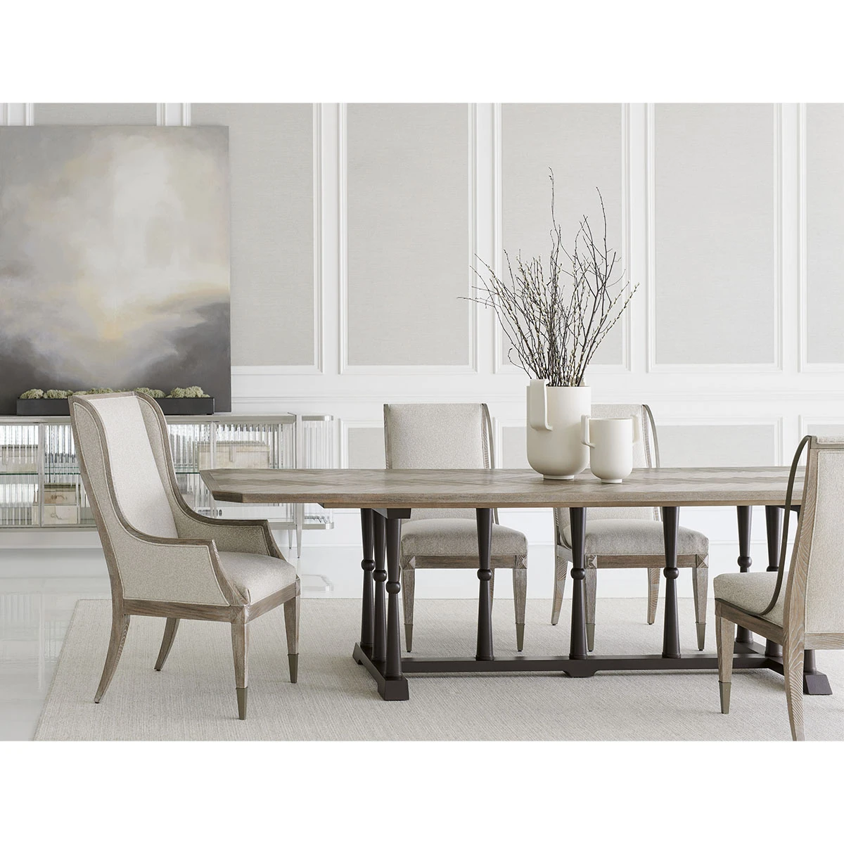 Open Arms Dining Chair
