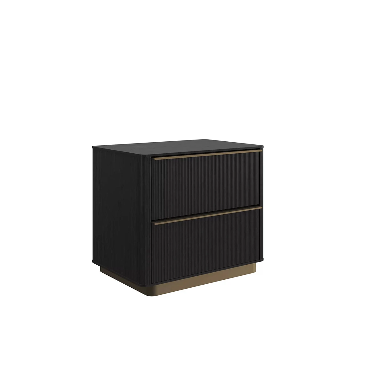 Kalla Nightstand In Charcoal Finish