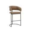 Marris Bar Stool In Leather