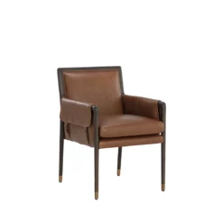 Mauti Dining Chair In Shalimar Tobacco