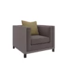 Tuxedo Dark Accent Chair