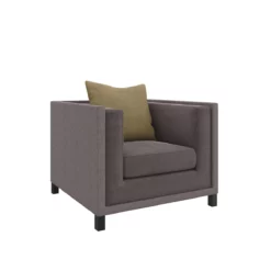 Tuxedo Dark Accent Chair