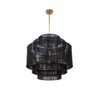 Alyssa Chandelier In Black Finish
