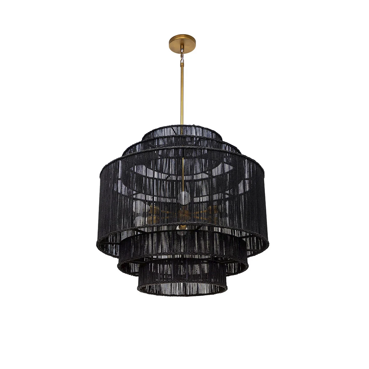 Alyssa Chandelier In Black Finish