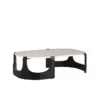 Valeo Coffee Table In White Marble