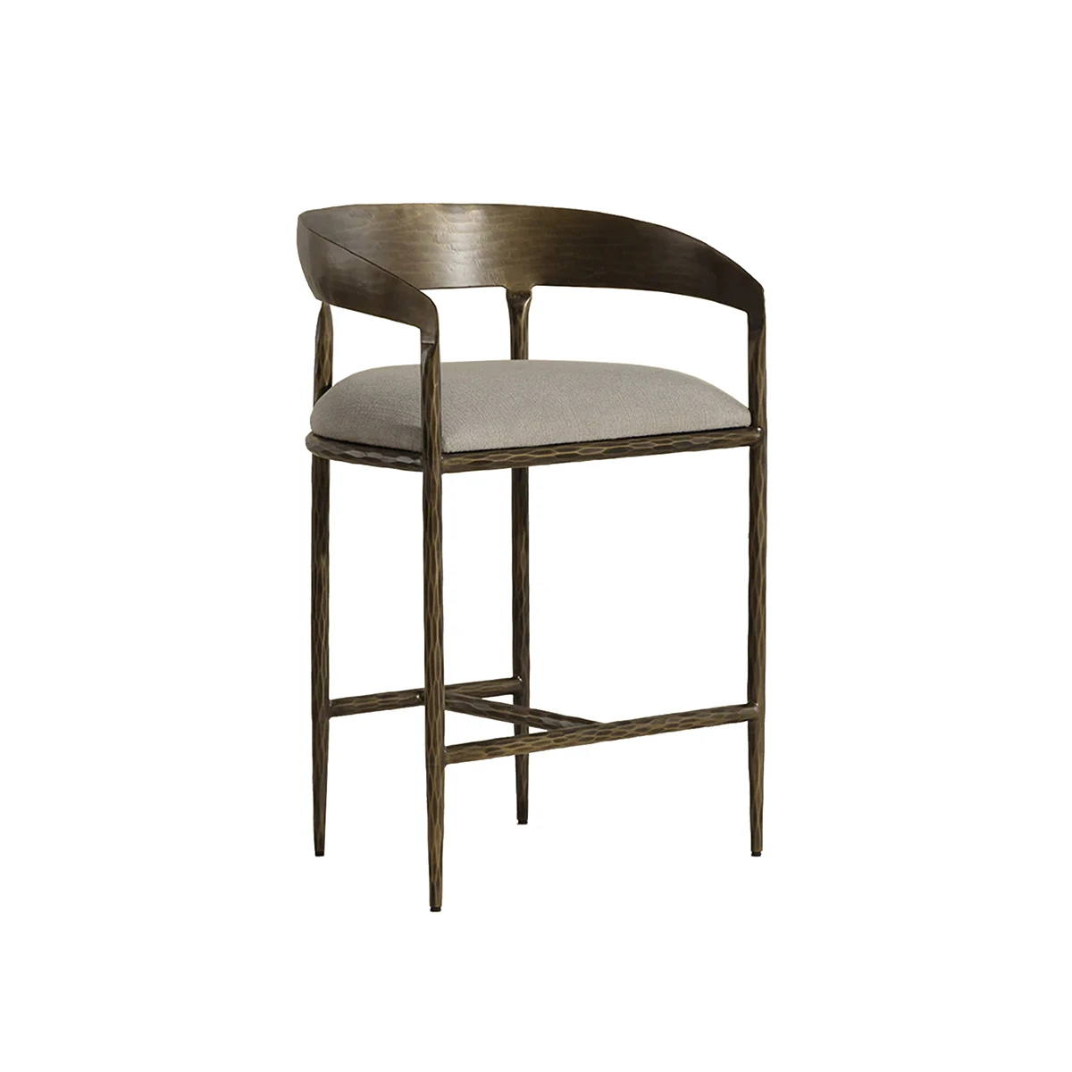 Zanatta Counter Stool In Fabric