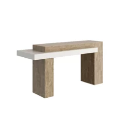 Herriot Console Table In Light Brown Finish