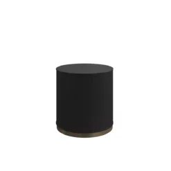 Kalla Side Table In Charcoal Finish