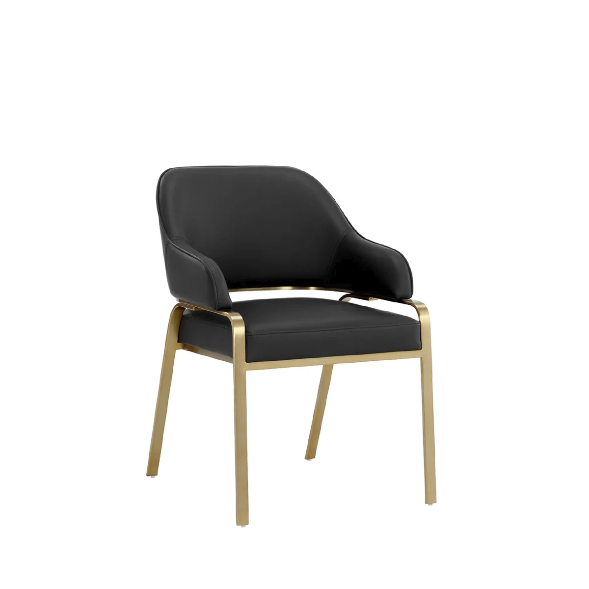 Malachi Dining Chair In Bonded Leather