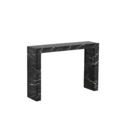Axle Console Table In Marble Finish
