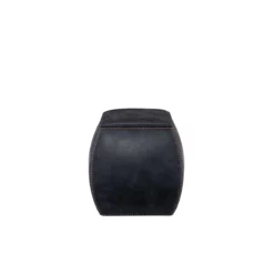 Delta Ottoman In Leather