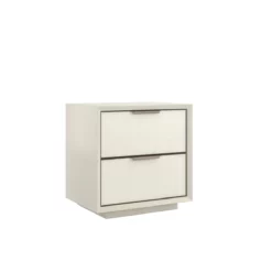 Double Wrap Nightstand In Almond Milk