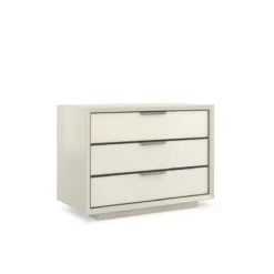 Triple Wrap Nightstand In Almond Milk