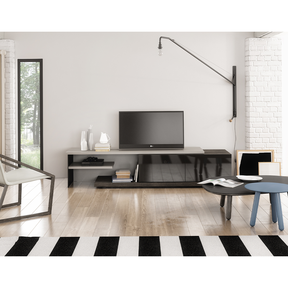 inverse tv stand