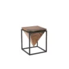 Inverted Pyramid Low Side Table