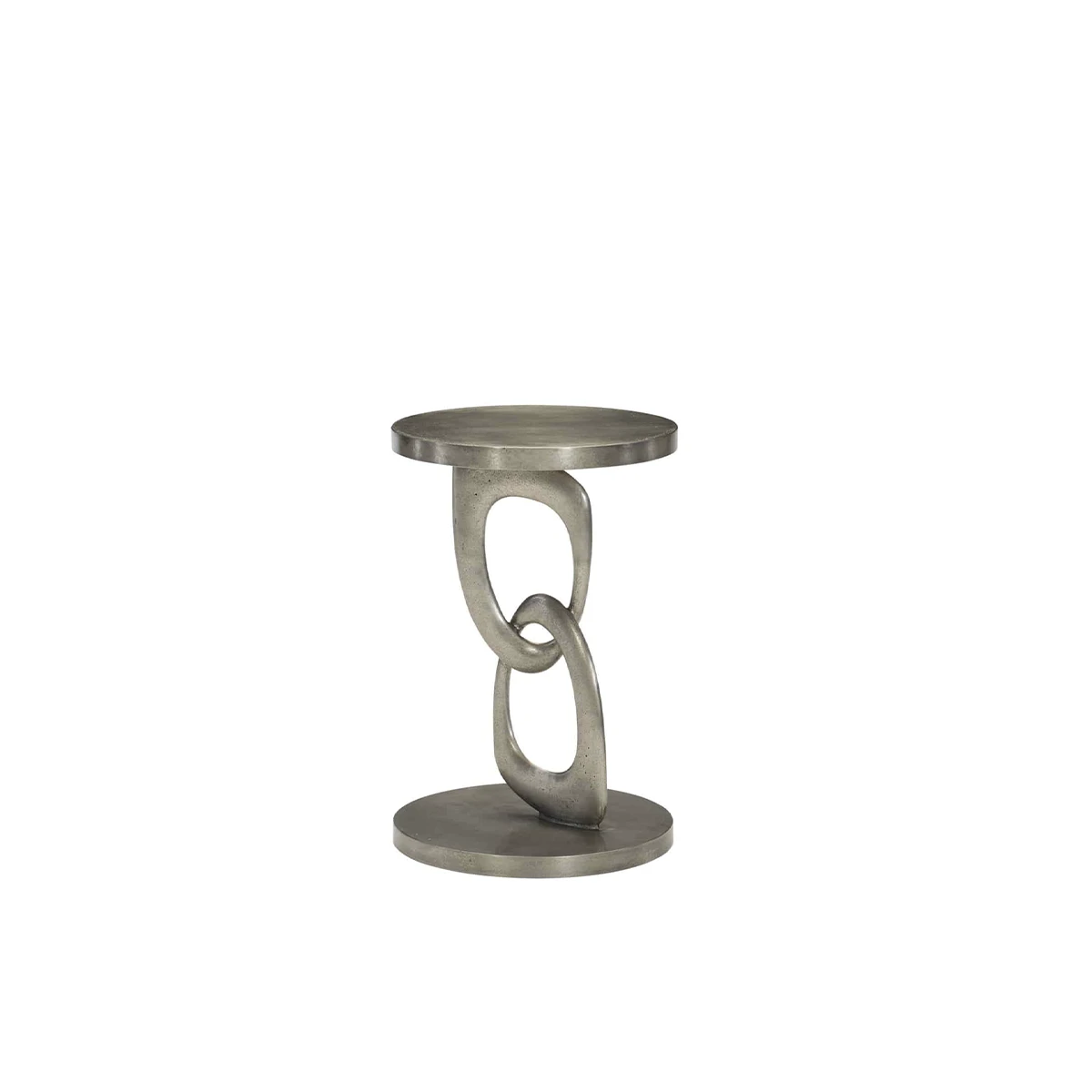 Linea Metal Round Side Table