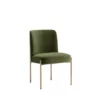 Richie Dining Chair In Antique Brass Base