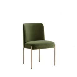 Richie Dining Chair In Antique Brass Base