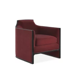 The Cat's Meow Accent Chair In Almost Black Finish