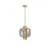 Cosmopolitan Pendant In Brushed Brass Finish