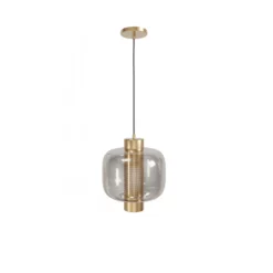 Cosmopolitan Pendant In Brushed Brass Finish
