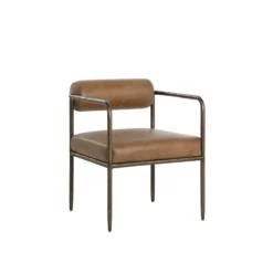 Ajani Dining Chair In Leather