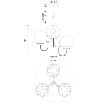 alba chandelier ()