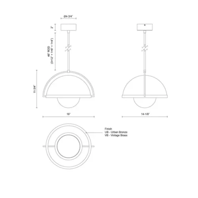 bowery pendant ()