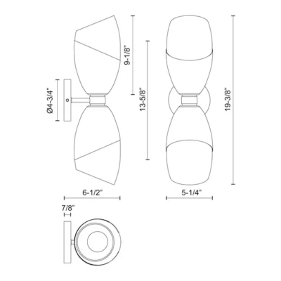 capri wall sconce ()