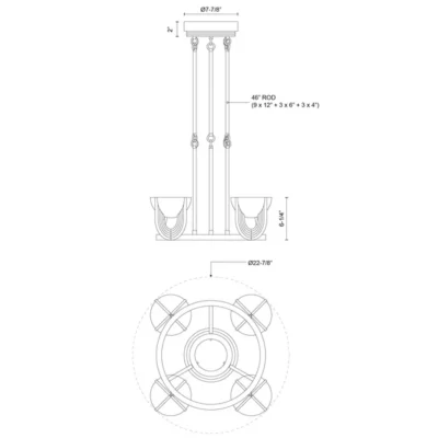 colette chandelier ()