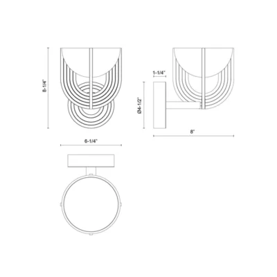 colette wall sconce ()