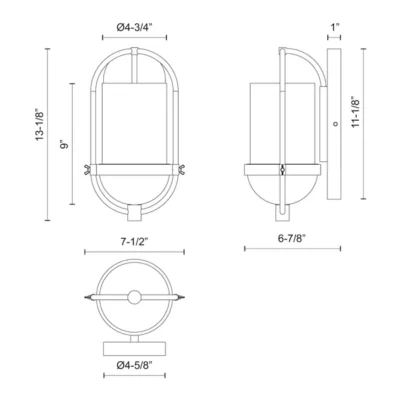 cyrus wall sconce ()
