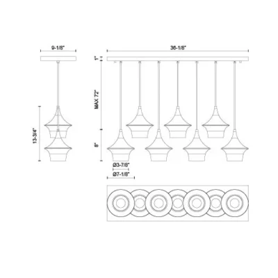 emiko chandelier ()