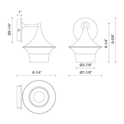 emiko wall sconce ()