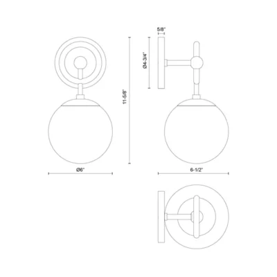 fiore wall sconce ()