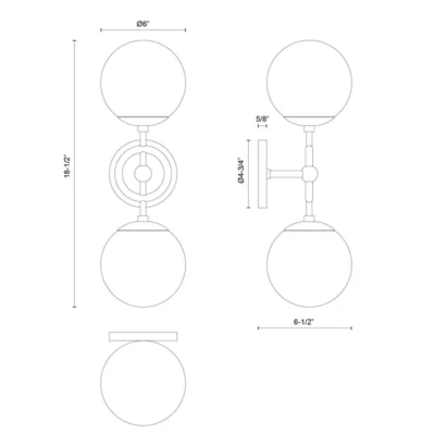 fiore wall sconce ()