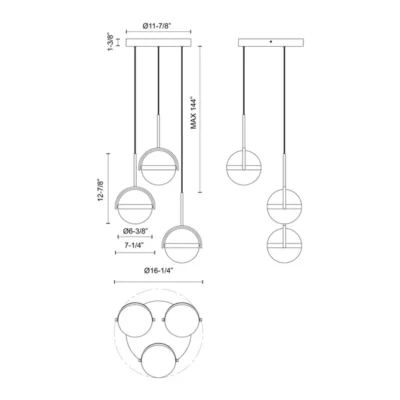 globo chandelier () globo chandelier ()