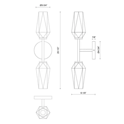 krysta wall sconce ()