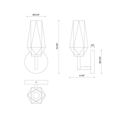 krysta wall sconce ()
