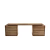Swan Desk With Two Large Cabinets