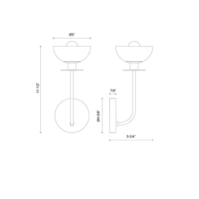 sylvia wall sconce ()