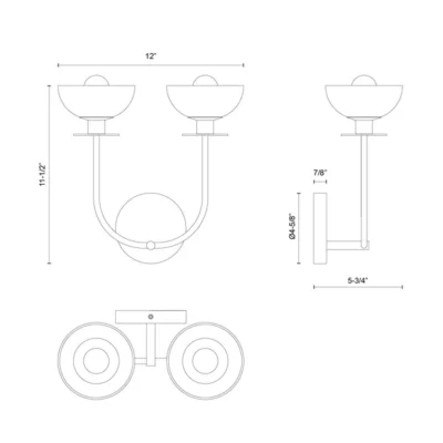 sylvia wall sconce ()