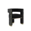 Adamina Dining Chair In Abbington Black