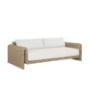 Tibi Sofa In Natural Finish