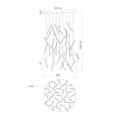 chute chandelier () chute chandelier ()