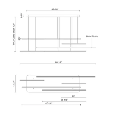 chute motion chandelier () chute motion chandelier ()