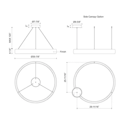 halo chandelier ()