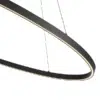 ovale chandelier