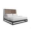 Pinstripe Slatted King Bed