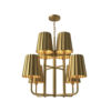 plisse chandelier